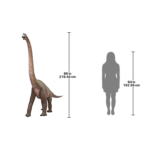 Design Toscano Jurassic-Sized Brachiosaurus Dinosaur Statue